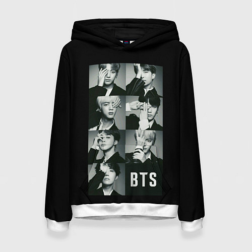 Женская толстовка BTS / 3D-Белый – фото 1