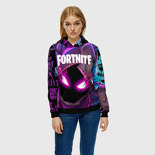 Женская толстовка FORTNITE / 3D-Черный – фото 3