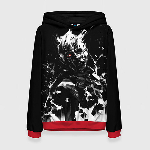 Женская толстовка Dead by Daylight / 3D-Красный – фото 1