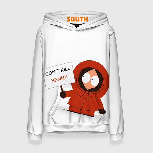 Женская толстовка Kenny McCormick / 3D-Белый – фото 1