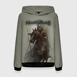 Толстовка-худи женская Mount and Blade 2, цвет: 3D-черный
