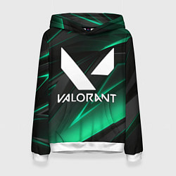 Толстовка-худи женская VALORANT, цвет: 3D-белый