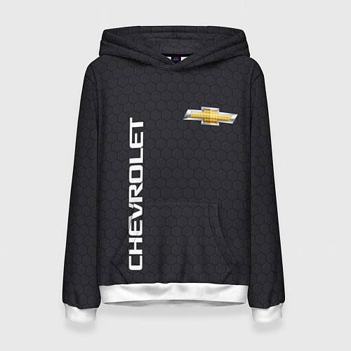Женская толстовка CHEVROLET / 3D-Белый – фото 1