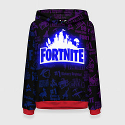 Толстовка-худи женская FORTNITE, цвет: 3D-красный
