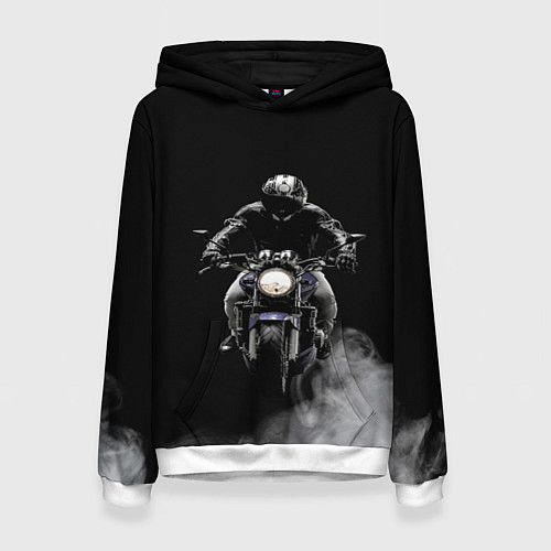 Женская толстовка МОТОЦИКЛЫ / 3D-Белый – фото 1