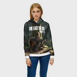 Толстовка-худи женская The Last of Us part 2, цвет: 3D-белый — фото 2