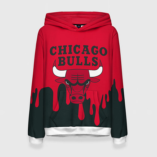 Женская толстовка Chicago Bulls / 3D-Белый – фото 1