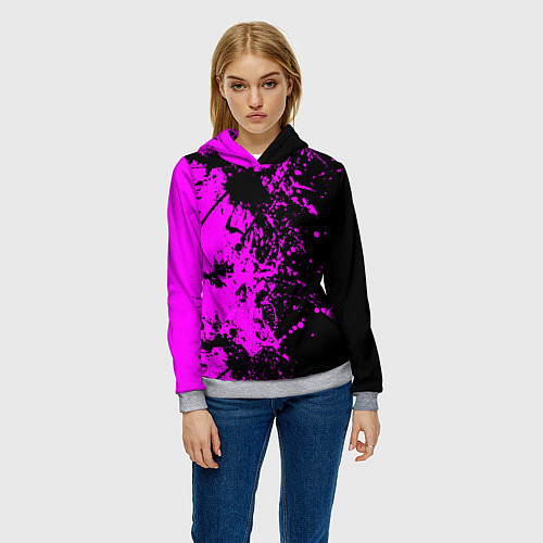 Женская толстовка Чёрная магия / 3D-Меланж – фото 3