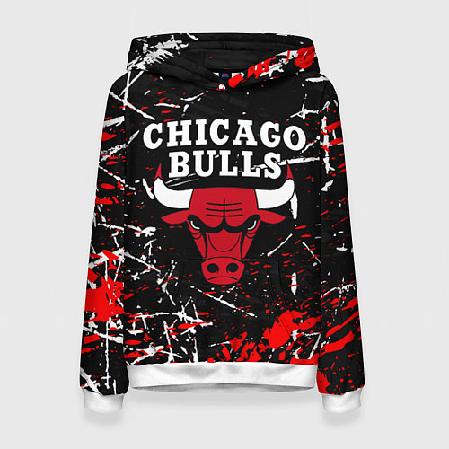 Женская толстовка CHICAGO BULLS / 3D-Белый – фото 1