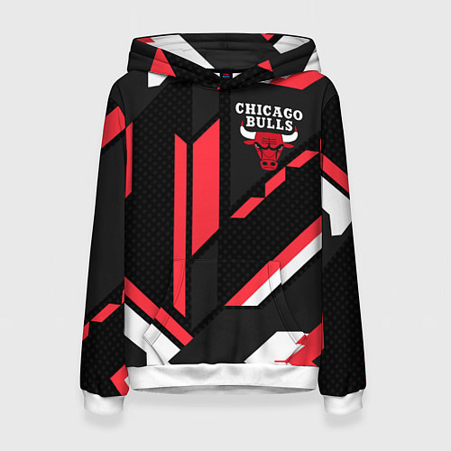 Женская толстовка CHICAGO BULLS / 3D-Белый – фото 1