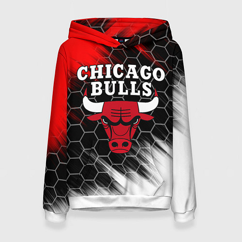 Женская толстовка CHICAGO BULLS / 3D-Белый – фото 1