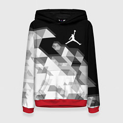 Толстовка-худи женская MICHAEL JORDAN AIR, цвет: 3D-красный