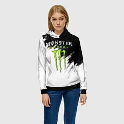 Толстовка-худи женская MONSTER ENERGY, цвет: 3D-черный — фото 2
