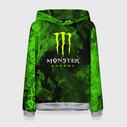 Женская толстовка MONSTER ENERGY / 3D-Меланж – фото 1