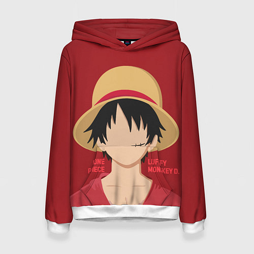 Женская толстовка Luffy / 3D-Белый – фото 1