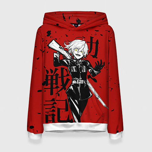 Женская толстовка Дьявол / 3D-Белый – фото 1