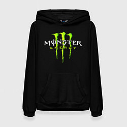 Толстовка-худи женская MONSTER ENERGY, цвет: 3D-черный