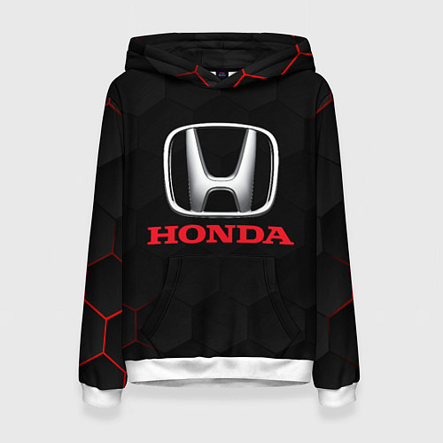 Женская толстовка HONDA / 3D-Белый – фото 1