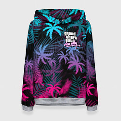 Толстовка-худи женская GTA VICE CITY, цвет: 3D-меланж