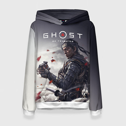 Женская толстовка Ghost of Tsushima / 3D-Белый – фото 1