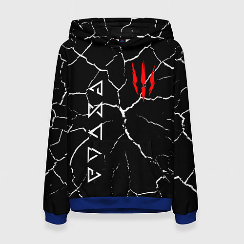 Женская толстовка The Witcher / 3D-Синий – фото 1