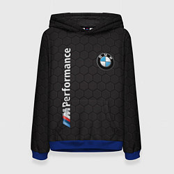 Толстовка-худи женская BMW, цвет: 3D-синий