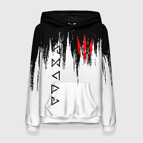 Женская толстовка The Witcher / 3D-Белый – фото 1