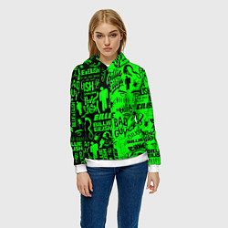 Толстовка-худи женская BILLIE EILISH БИЛЛИ АЙЛИШ, цвет: 3D-белый — фото 2