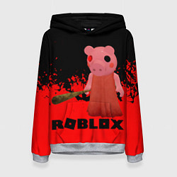 Толстовка-худи женская Roblox Piggy, цвет: 3D-меланж