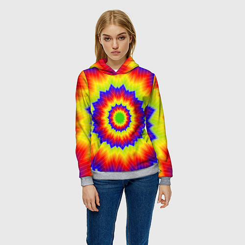 Женская толстовка Tie-Dye / 3D-Меланж – фото 3