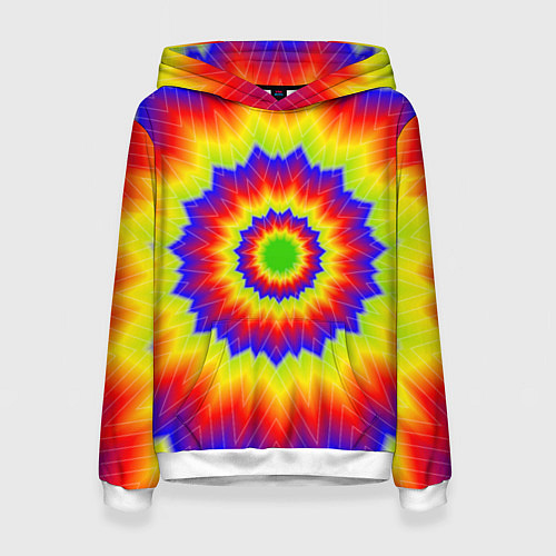 Женская толстовка Tie-Dye / 3D-Белый – фото 1