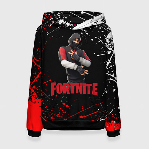 Женская толстовка FORTNITE x IKONIK / 3D-Черный – фото 1