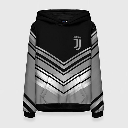 Женская толстовка JUVENTUS / 3D-Черный – фото 1