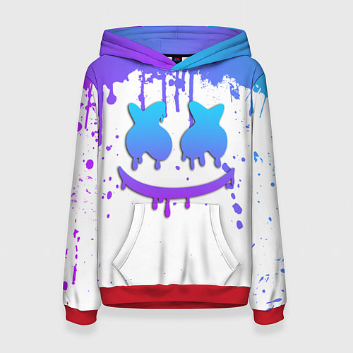 Женская толстовка MARSHMELLO / 3D-Красный – фото 1