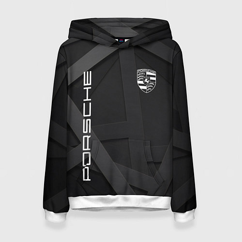 Женская толстовка PORSCHE / 3D-Белый – фото 1