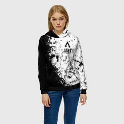 Толстовка-худи женская Apex Legends, цвет: 3D-черный — фото 2