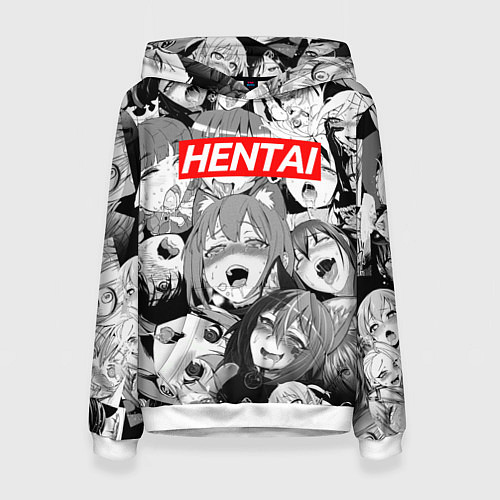 Женская толстовка ЯПОНСКАЯ АНИМАЦИЯ / 3D-Белый – фото 1