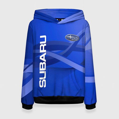 Женская толстовка SUBARU / 3D-Черный – фото 1