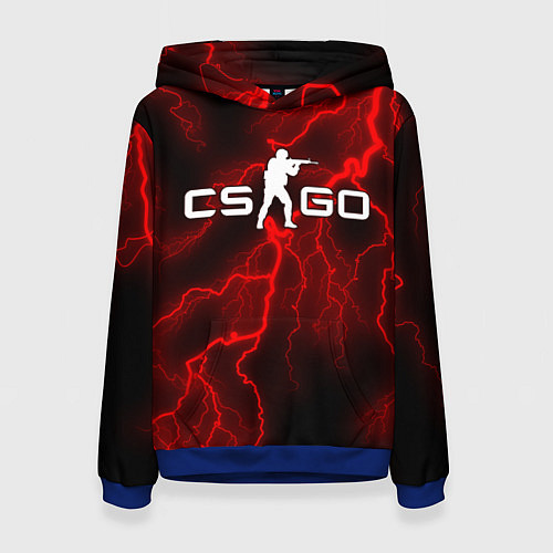 Женская толстовка COUNTER STRIKE / 3D-Синий – фото 1