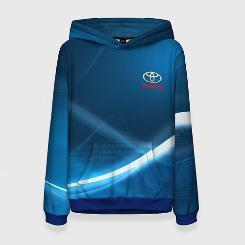 Женская толстовка TOYOTA / 3D-Синий – фото 1
