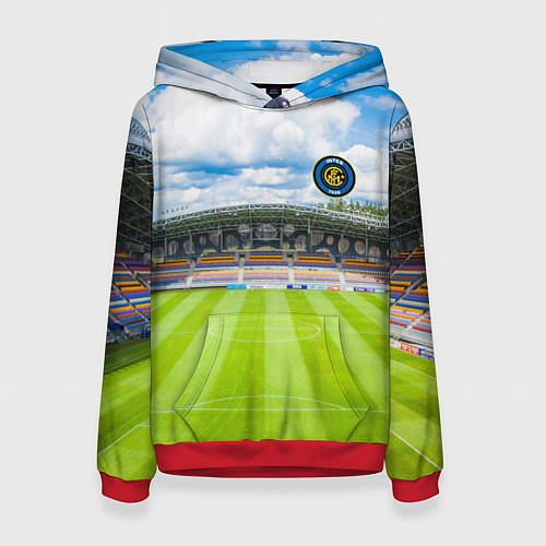 Женская толстовка FC INTER / 3D-Красный – фото 1