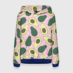 Толстовка-худи женская Avocado, цвет: 3D-синий