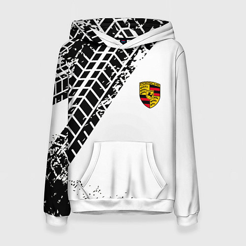 Женская толстовка PORSCHE / 3D-Белый – фото 1