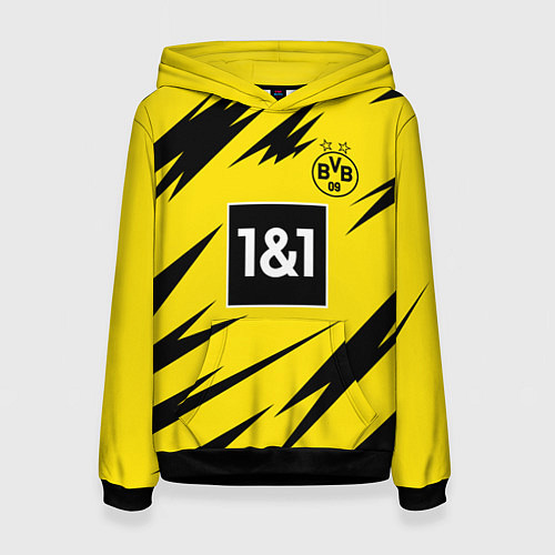 Женская толстовка HAALAND Borussia Dortmund / 3D-Черный – фото 1