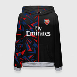 Толстовка-худи женская ARSENAL UNIFORM 2020, цвет: 3D-меланж