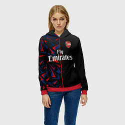 Толстовка-худи женская ARSENAL UNIFORM 2020, цвет: 3D-красный — фото 2