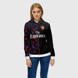 Толстовка-худи женская ARSENAL UNIFORM 2020, цвет: 3D-белый — фото 2