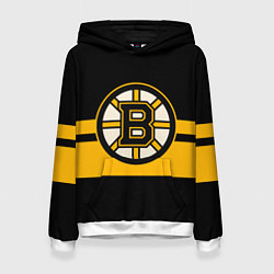 Толстовка-худи женская BOSTON BRUINS NHL, цвет: 3D-белый