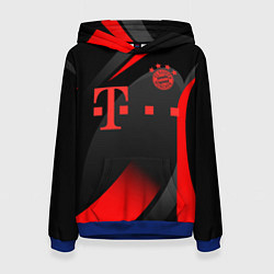 Толстовка-худи женская FC Bayern Munchen, цвет: 3D-синий
