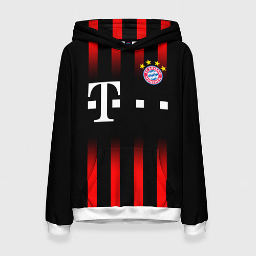 Женская толстовка FC Bayern Munchen / 3D-Белый – фото 1